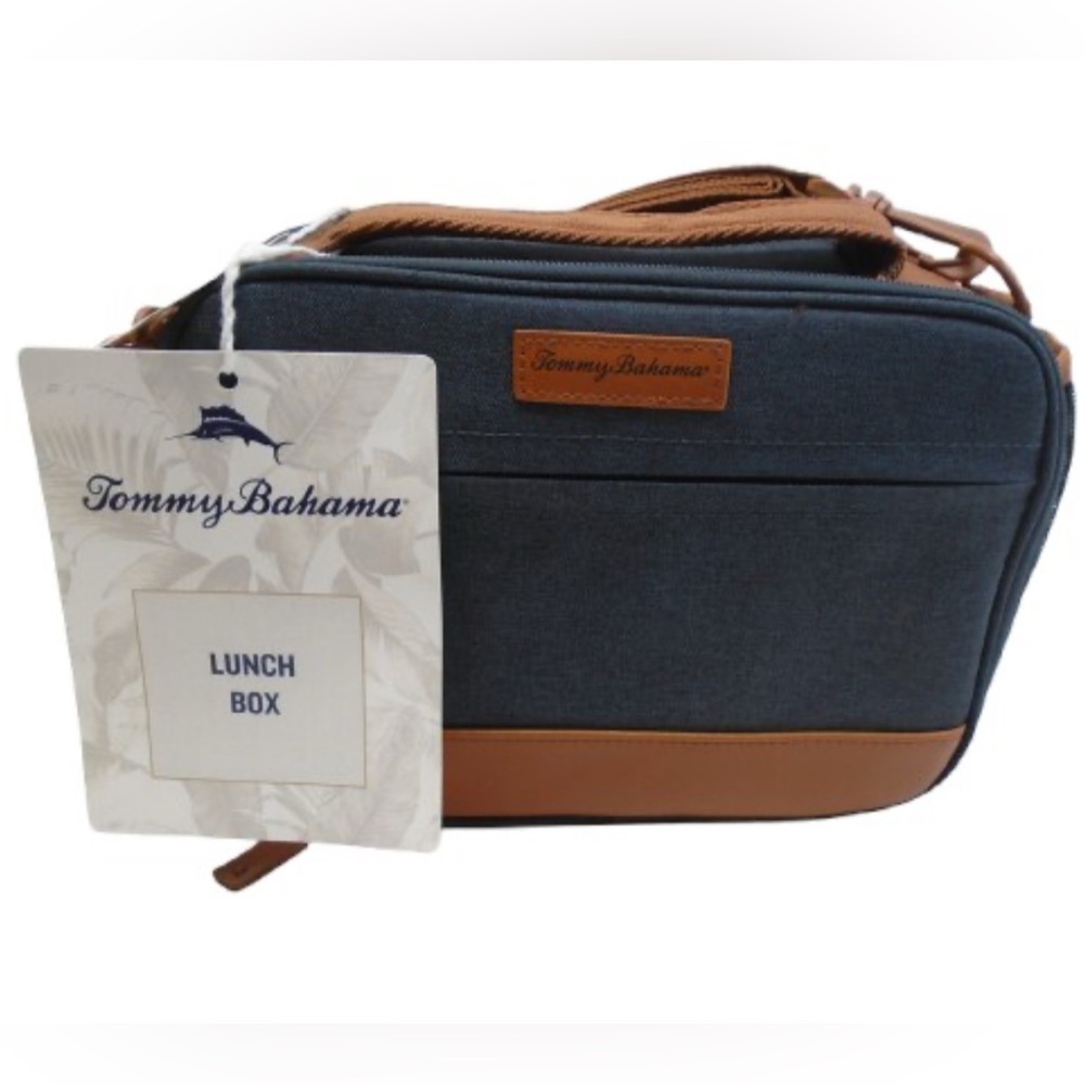 Tommy Bahama Lunch Box New With Tags Grey And Brown